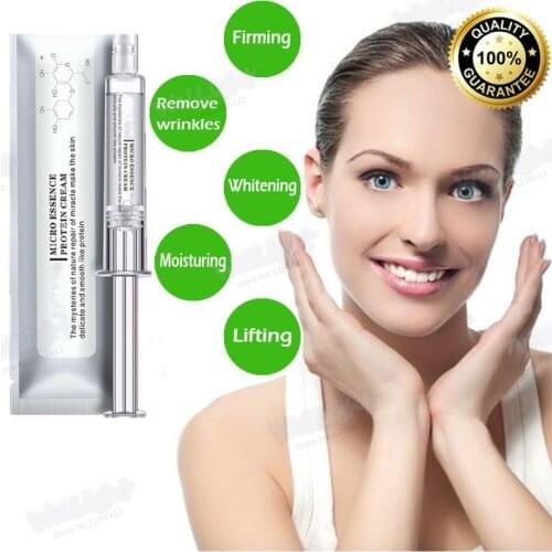 Snail repair creams Hyaluronic Acid Liquid Anti Wrinkle Anti Aging Collagen Whitening Moisturizing Skin Care Day Cream 10ml