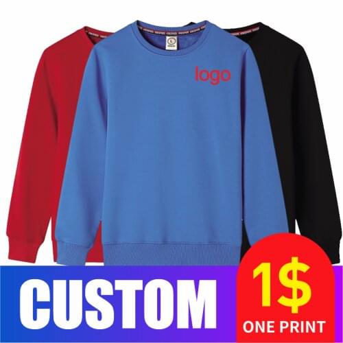 YOTEE 2020 New Long Sleeve Casual Sports Tops Customized Slim Personal Group Company Customized Embroidered Tops