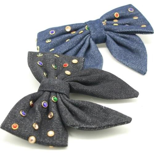 Fashion Pearl Dot Big Bow Fabric Hairpin Female Elegant Party Headdress Super Floral Hair Accessories Wholesal
