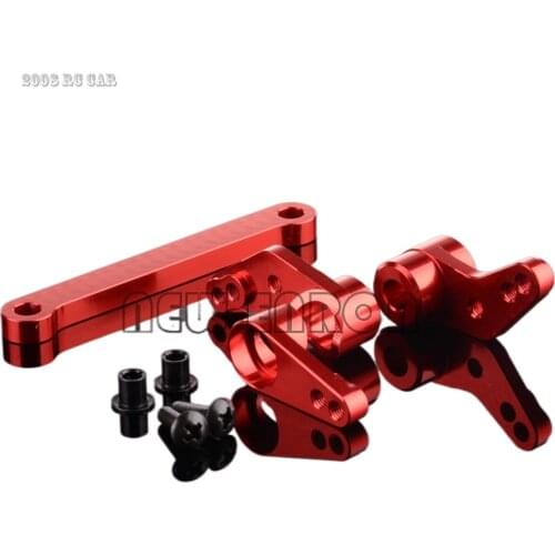 1SET Aluminium Steering Servo Saver Compleet SET 532007 Voor RC FS Racing Buggy NIEUWE ENRON 1:10