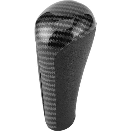 Carbon Fiber Pattern Car Gear Shift Knob Head Accessory Fit for Peugeot 206 207 208 307 308 408 Car Auto accessories
