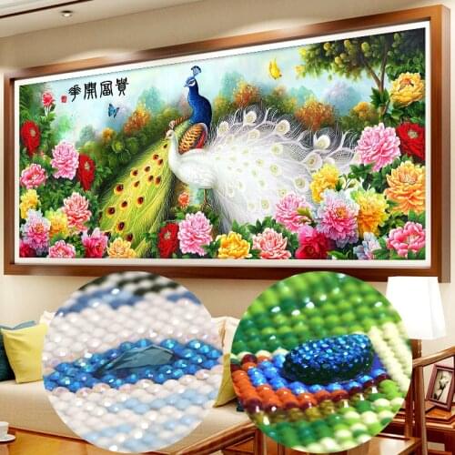 Diamond embroidery full round rhinestones,special shaped Diamond cross stitch pictures,Diamond mosaic houses,flowers peacock,5d