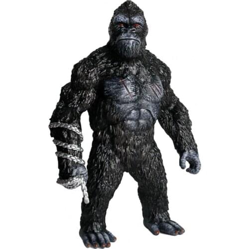 Animal Model Orangutan Shape Hollow Plastic Simulation Wild Animal Model Kids Educational Toys for Children Gifts