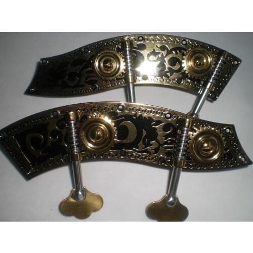 1 Set Double Bass Pegs Quality Bass Metal Parts for 3/4 to 4/4