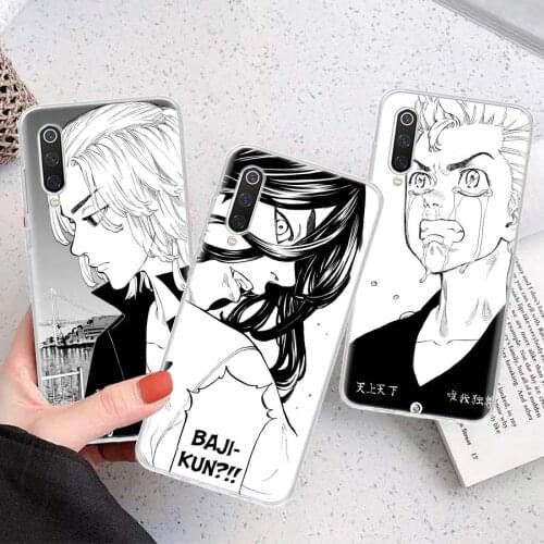 Anime Tokyo Revengers Phone Case For Xiaomi Redmi Mi Note 10 9 8 A3 A2 A1 CC9 9T 10T Lite F2 Pro 6X 5X F1 CC9E Coque Cover