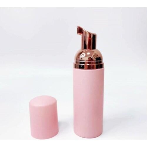 30pcs/lot 60ml Pink Foam Dispenser Bottle Plastic BPA Free Refillable Mini Foaming Soap Dispenser Pump Bottles -for Travel