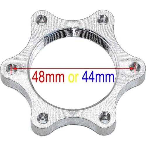 Electric Scooter Motorcycle Bicycle Bike Freewheel Threaded Hubs Disk Disc Brake Rotor 6 Bolt Flange Adapter