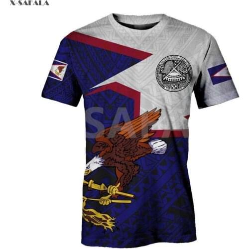 Fiji Polynesian Turtle Samoa Eagle Hibiscus 3D Fashion All Over Printed Round Neck T-Shirts Men Women Harajuku Casual Top Tee
