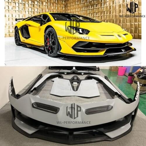 Car Body Kit Front Rear Bumper Rear Spoiler Side Skirts Hood For Lamborghini Aventador LP700 LP720 LP740 LP750 Car Styling 11-19