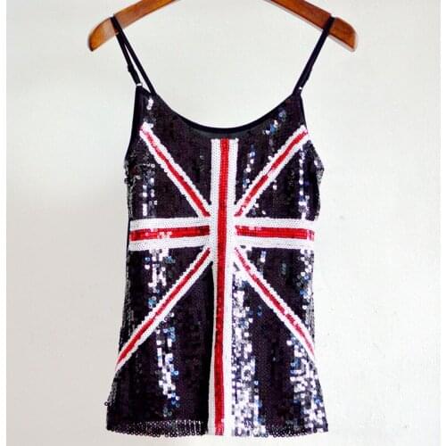 Sexy Women Ladies Sequined Bling Shiny Tank Tops Sleeveless T Shirts Camis Blouse Vest Bottom Sling Top Multicolor Ffat
