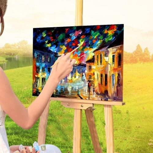 Lights And Shadows DIY Painting By Numbers Package Acrylic Paints 50*70 Paiting By Numbers Handmade For Children For Handiwork