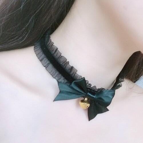 New Fashion Women Gothic Simple Sexy Lace Collar Pendant Bow Knot Cute Flower Collar Chain Jewelry Cute Choker Pendant Couple