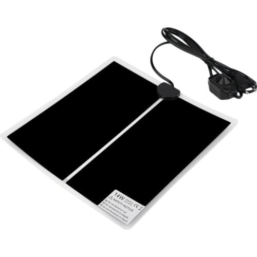 2021 New Arrival Hot Household Warmer Bed Mat Pad Amphibians Adjustable Temperature Pet Reptile Heating Heater For Sale