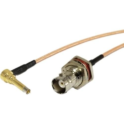 New Wireless Modem Wire BNC Female Jack To MS156 Right Angle Connector RG316 Wholesale Fast Ship 15CM 6"
