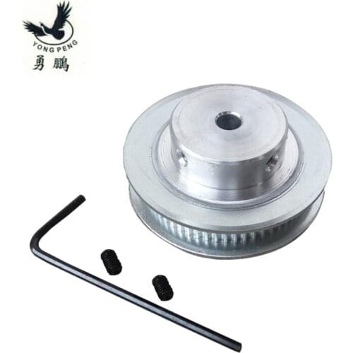 Wholesale 5pcs 60 teeth Bore 5mm GT2 Timing Pulley fit width 6mm of 2GT timing Belt 2GT 3D Free shipping