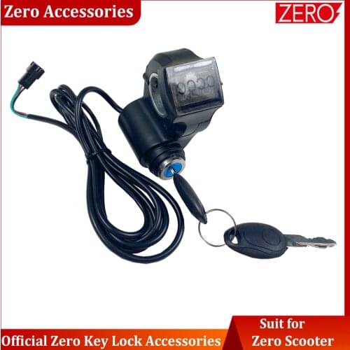 Original Zero Accessories Voltmeter Key Voltage Zero Key Lock Suit for Zero8X Zero9/10 Zero10X Zero11X Electric Scooter