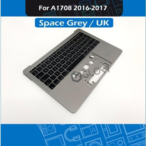 Space grey A1708 Top Case UK Layout for MacBook Pro Retina 13" A1708 Palm rest Topcase with Keyboard MLL42 MPXQ2