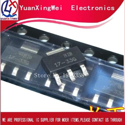 10Pcs 1117-3.3 AP1117E33G-13 17-33 SOT223