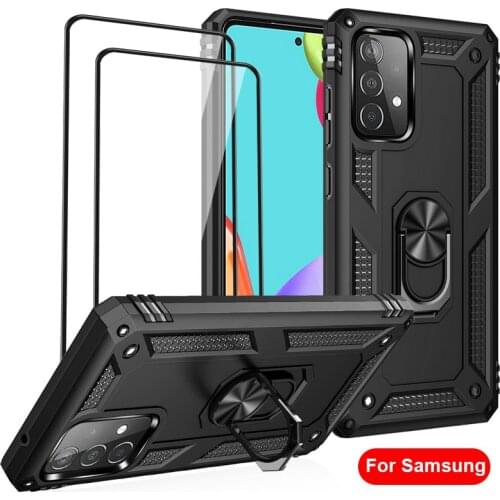 A52 A72 5G 4G a 52 a 72 Case Shockproof Armor Kickstand Ring Holder Protection Cover For Samsung Galaxy A52 A72 5G 4G a 52 a 72