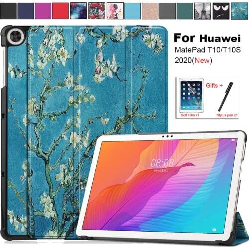 AGS3-L09/AGS3-W09 magnet case for Huawei MatePad T10 S (2020) case cover For Huawei MatePad T10 /T10 S+touch pen+screen film
