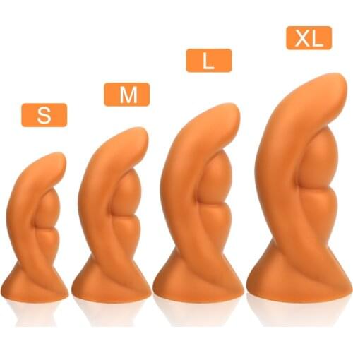 4 Sizes Super Huge Size Big Anal Beads Prostate Massager Anus Stimulator Anal Plug Sex Toys For Man Woman Butt Plugs
