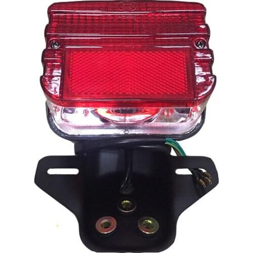 Free Shipping CG125 ZJ125 Tail Lights Assembly Rear Lights Comp Brake Lights Assy