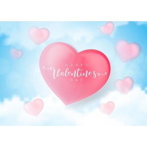 Valentines Day romantic heart-shaped sky proposal scene photo background photography background
