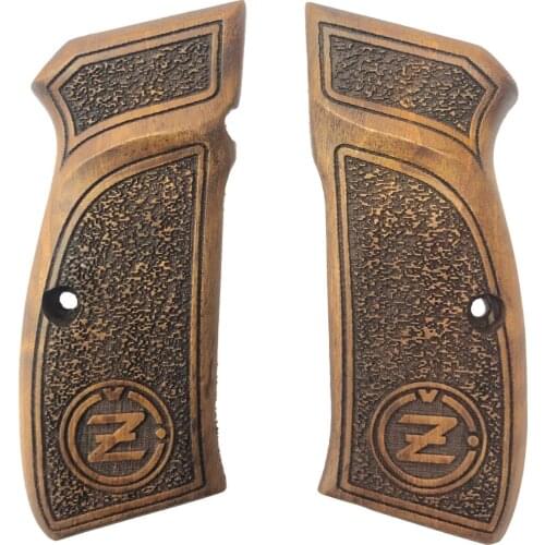 CZ75 Compatible Laser Cut Wooden Grip
