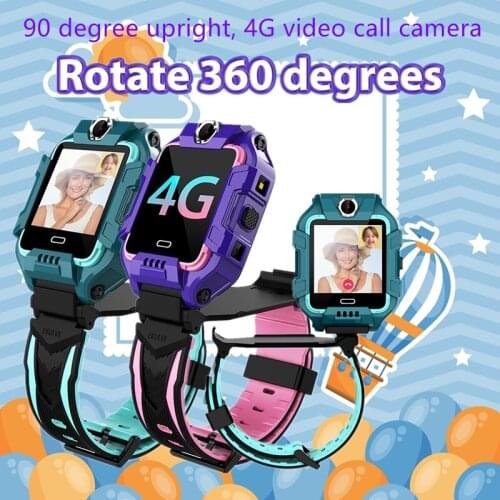 Kids Smart watch 360 degree rotating 4G GPS WIFI LBS Tracker Y99A Phone Watch SOS Video Call for Children Anti Lost Monitor