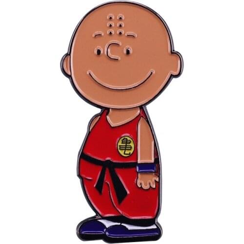 Kid Krillin Badge Anime Fans Wonderful Addition