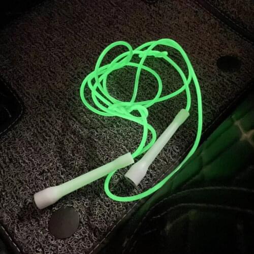 Optical cable Luminous 2.8m 4.5mm night LED light adult children kids jump skipping rope adjustable