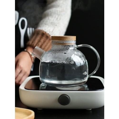 High Borosilicate Glass Teapot Single Pot Stove Set Household Use