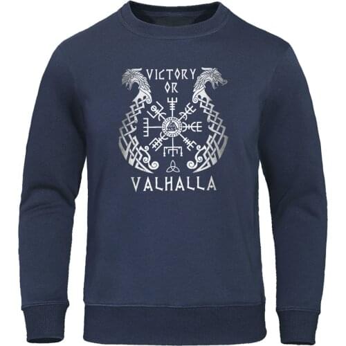 Viking legend Men Hoodies Sweatshirt Valhalla Odin Mens Sweatshirts 2019 Autumn Winter Casual Pullover Fleece Warm Streetwear