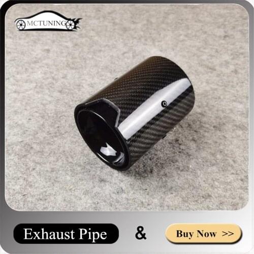 Carbon Fiber Exhaust Tip For M135i M140i M235i M240i M335i M340i M435i M440i IN 60MM OUT 92MM Stainless Steel Muffler Pipe