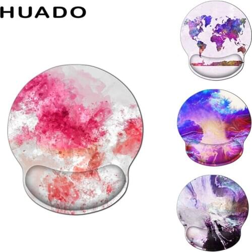 Non Slip Mouse Pad with Wrist Rest Soft Comfort Ergonomic Rubber base Hand pad for Office/Work/Gamer