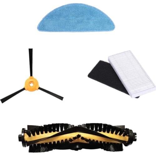 Nylon Brush Hepa Filter Mop Cloth for Deebot N79 N79s N79c Deebot 620 621 Robotic Vacuum Cleaner Washable Accessories Parts