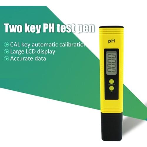 Digital LCD PH Meter Pen of Tester Accuracy 0.1 Aquarium Pool Water Wine Urine Automatic Calibration