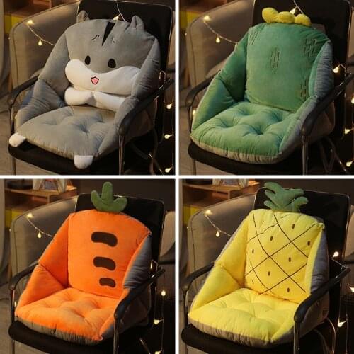 Cushion Cushion Integrated Chair Cushion Lumbar Support Pillow Chair Cushion Office Sitting for a Long Time Is Not Tired