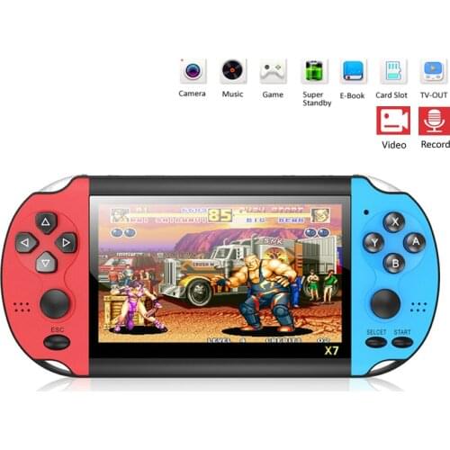 Handheld Game Console 4.3 inch Screen MP4 Player Video Games Retro Real 8GB Support for PSP Game Camera Video E-book