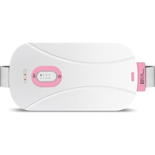 2 IN 1 Washable Far Infrared Wireless Warm Uterus Belt Electric Heating Lady Palace Menstrual Stomachache Waist Pain Massage Hea