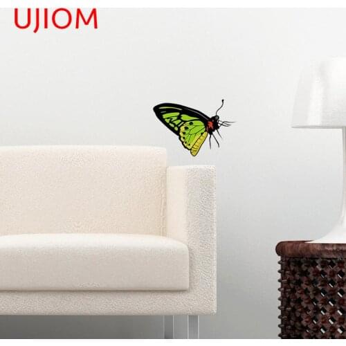 UJIOM Butterfly Personalise Wall Decorations Living Room Wall Stickers Bedroom Accessories Bathroom Kitchen Decorative Decals