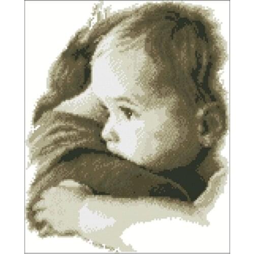 Mothers arms patterns Counted Cross Stitch 11CT 14CT 18CT DIY Chinese Cross Stitch Kits Embroidery Needlework Sets home decor