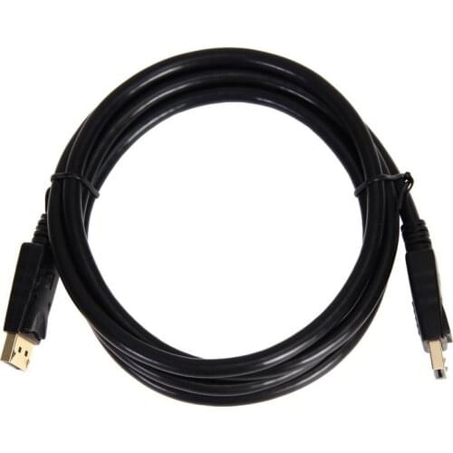 High Quality 6FT/1.8M Display Port DP Male To DisplayPort Male DP Cable PC Monitor Premium shielded GOLD Plated DP Cable cord