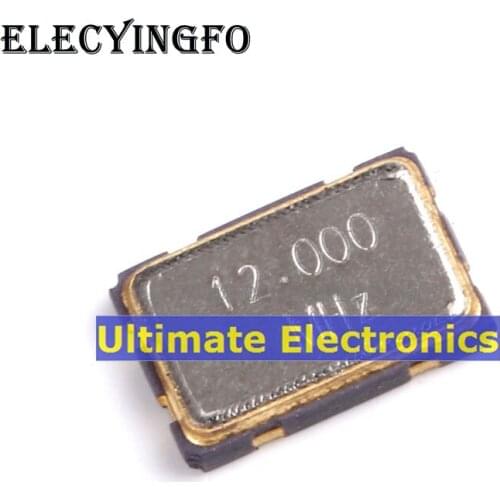 10pcs SMD Active Crystal 5032 12.000MHz 12mhz 20PPM 3.3V 5.0*3.2mm 4eet