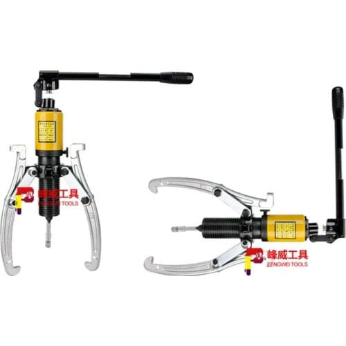 10Ton Hydraulic Gear Puller Adjustable 3 Jaws Wheel Bearing Pulling Separator 3 in 1 Pump Oil Tube Drawing Machine Wheel Bearing