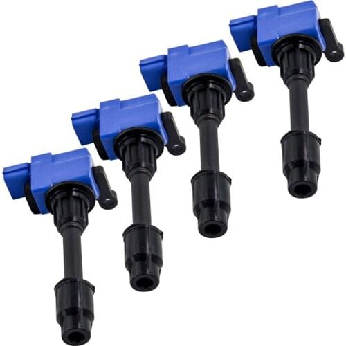 4PCS Ignition Coil For Nissan X-Trail GT PNT30 (Zenki-11/00-5/03) SR20VET For Nissan SILVIA-S15-SR20DET 1999-2002 Radom Color