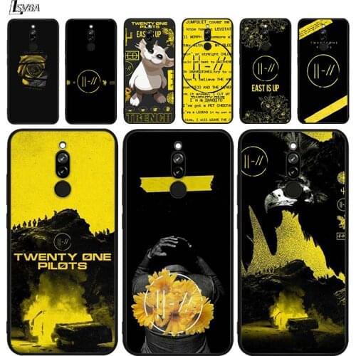 Twenty One Pilots 21 Pilots for Xiaomi Redmi 10X 5G 4G 9 9A 9C 8 8A 7 7A K20 Pro S2 6A 6 Pro 4X Bright Black Phone Case