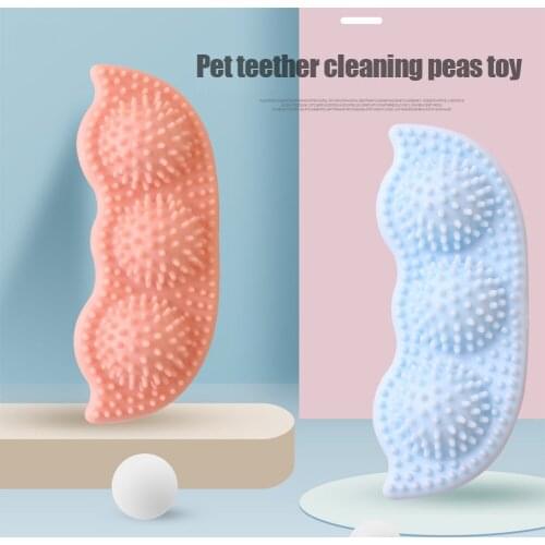 Tpr Pet Dog Toy Chewing Teeth Stick Cleaning Teeth Peas Ball Bite Resistance Puzzle Training Supplies Qianyi
