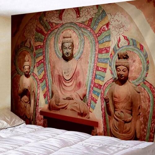 Tapestry Wall Hanging Bed Spread Beach Towel Table Cloth Yoga Mat Home Deco India Modala Wall Design Rectangle 150cmx130cm