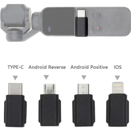 DJI Osmo Pocket Smartphone Adapter Micro USB ( Android ) TYPE-C IOS For OSMO Pocket Handheld Gimbal Accessiories